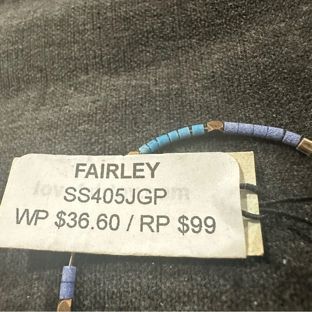 NWT Fairley Adjustable Beaded Bracelet reg $99 with pouch - Picture 4 of 8